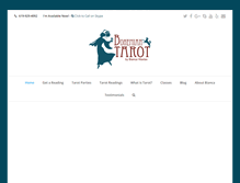 Tablet Screenshot of bohemiantarot.com